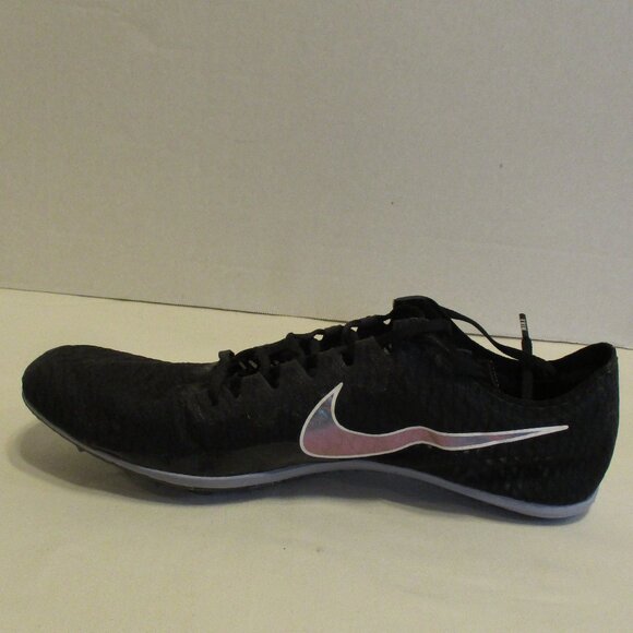 Nike Mamba V Shoes Men Size 10.5 Black White Track Field Lace Up Running Shoes